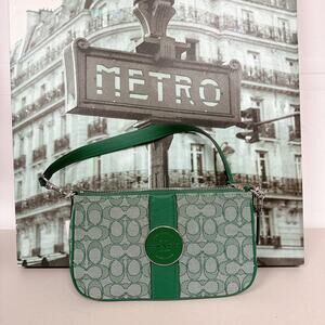 Coach C8306 Lonnie Baguette crossbody In Signature Jacquard